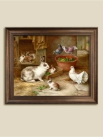 Картина интерьерная на холсте в раме 29*35 см