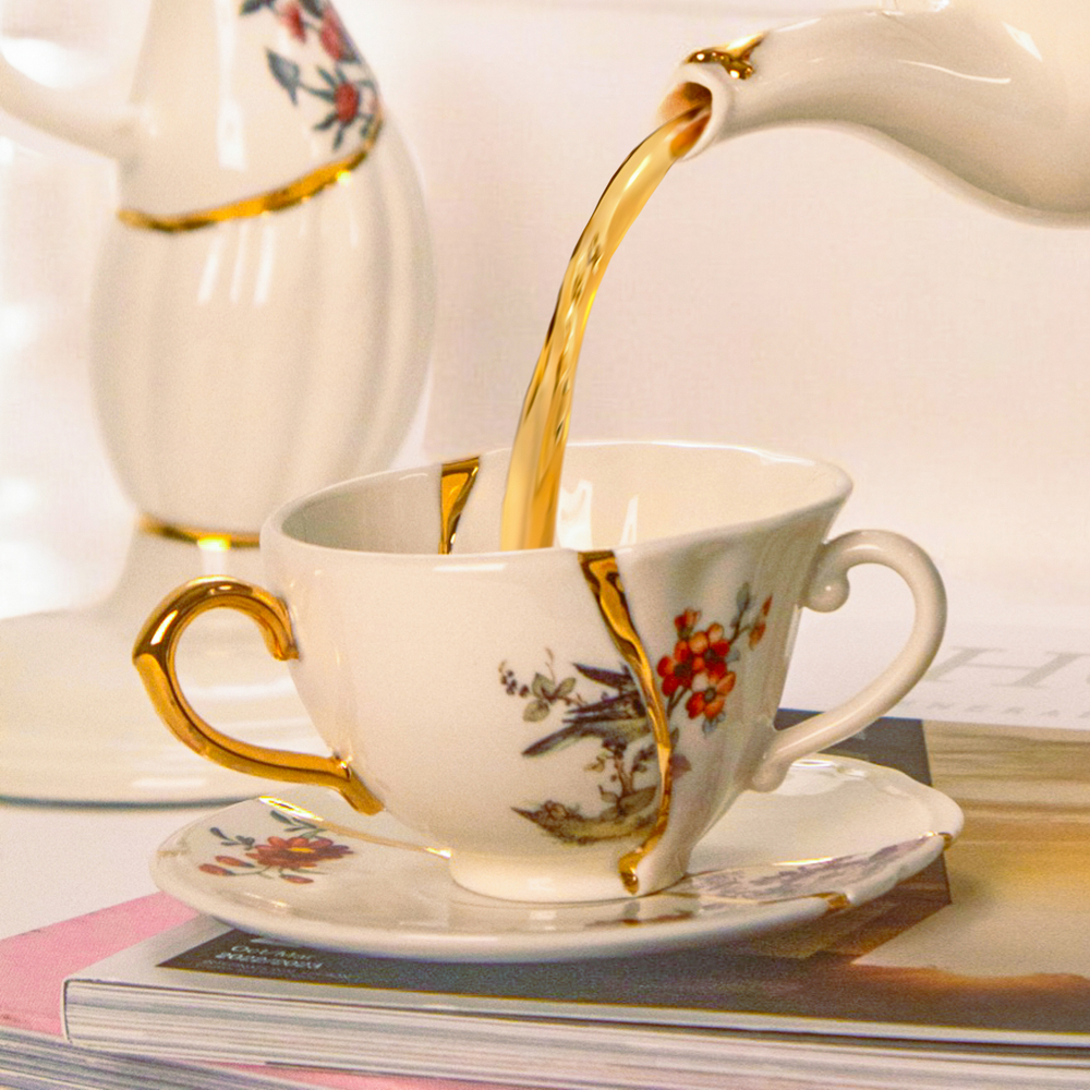 Чайная пара Kintsugi 1