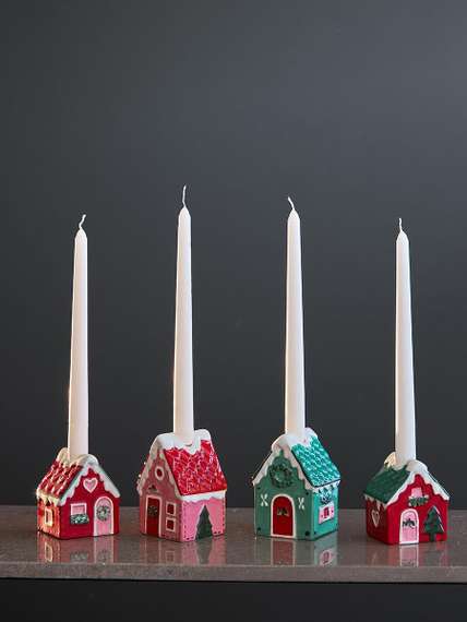 Набор из 4 подсвечников grindsted из коллекции new year essential