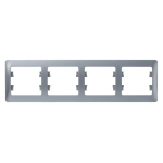 GLOSSA 4-постовая РАМКА, горизонтальная, АЛЮМИНИЙ