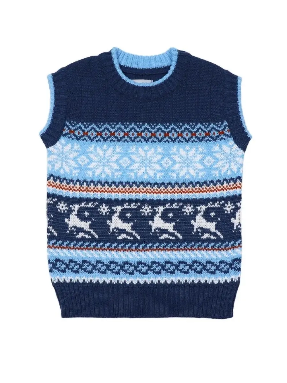 Жилет вязаный