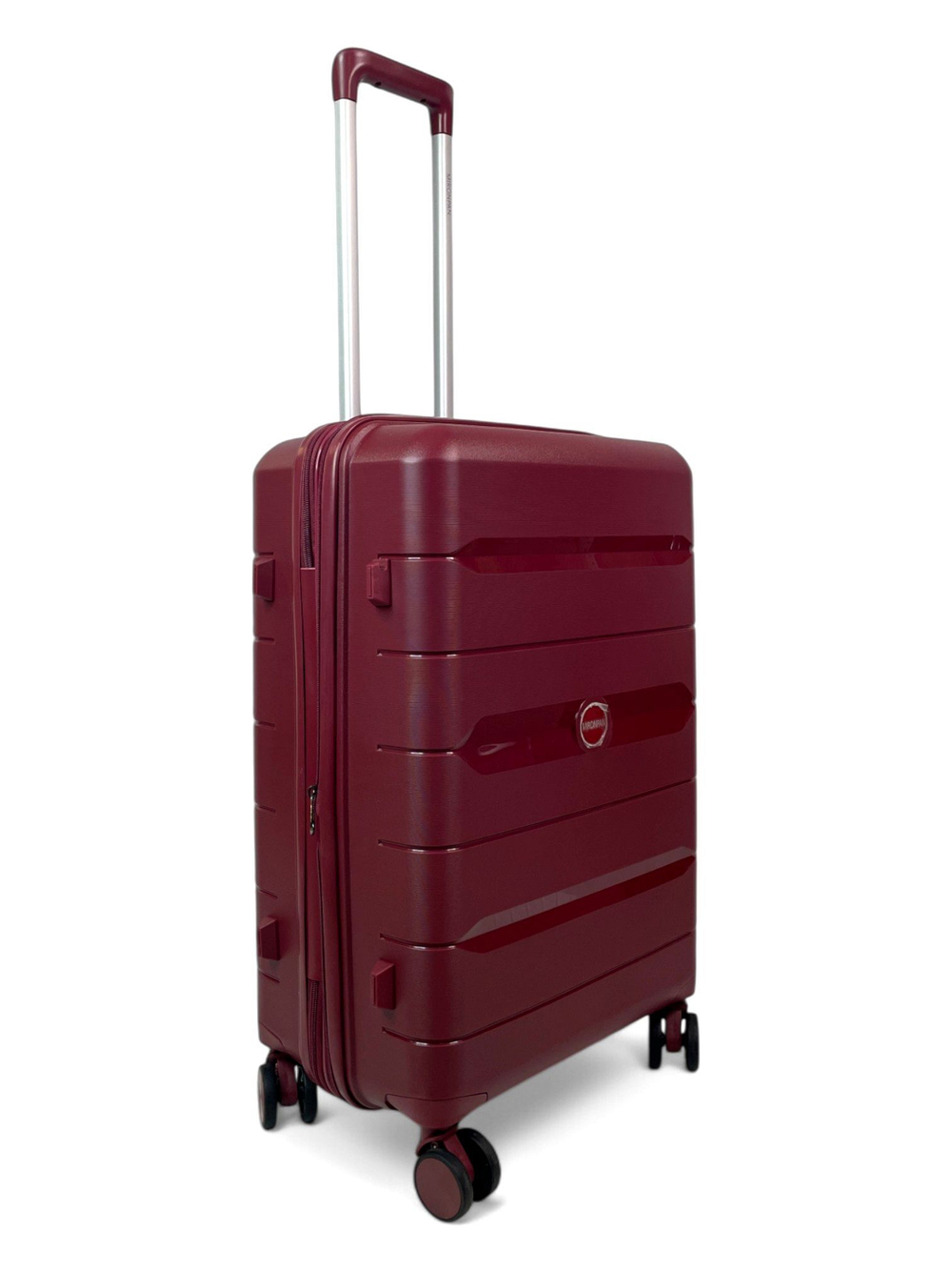 Средний чемодан Mironpan 23102, Бордовый, M+