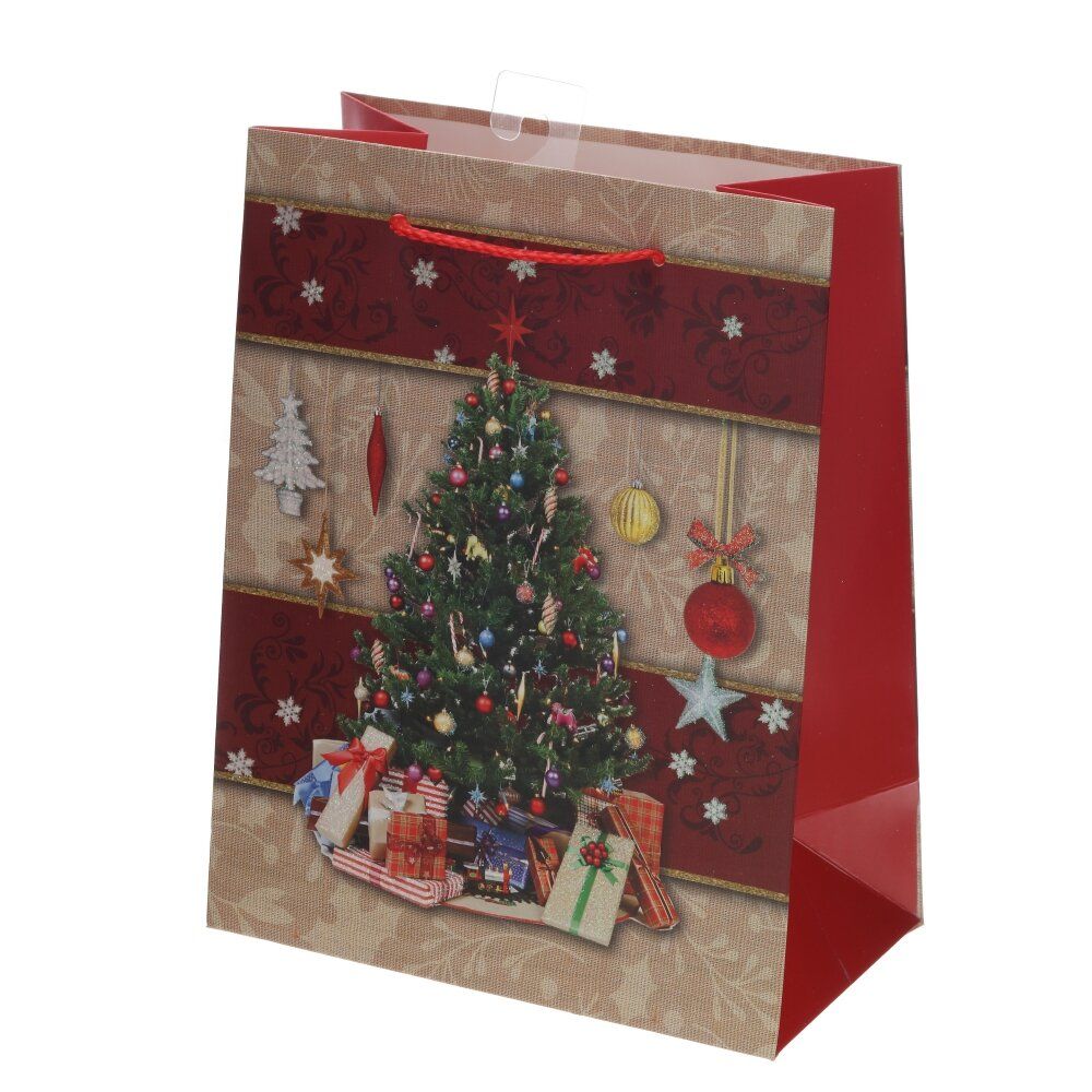 GAEM Пакет подарочный S (бумага 210г/м2, блок 12шт), L18 W10 H23 см, 4в.