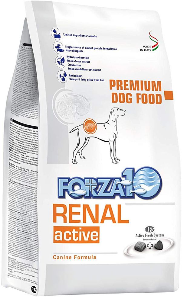 Forza10 Active Renal для собак, при заболеваниях почек, с рыбой