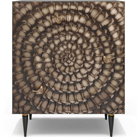 Комод Терра Классик с 2 полками Каштан