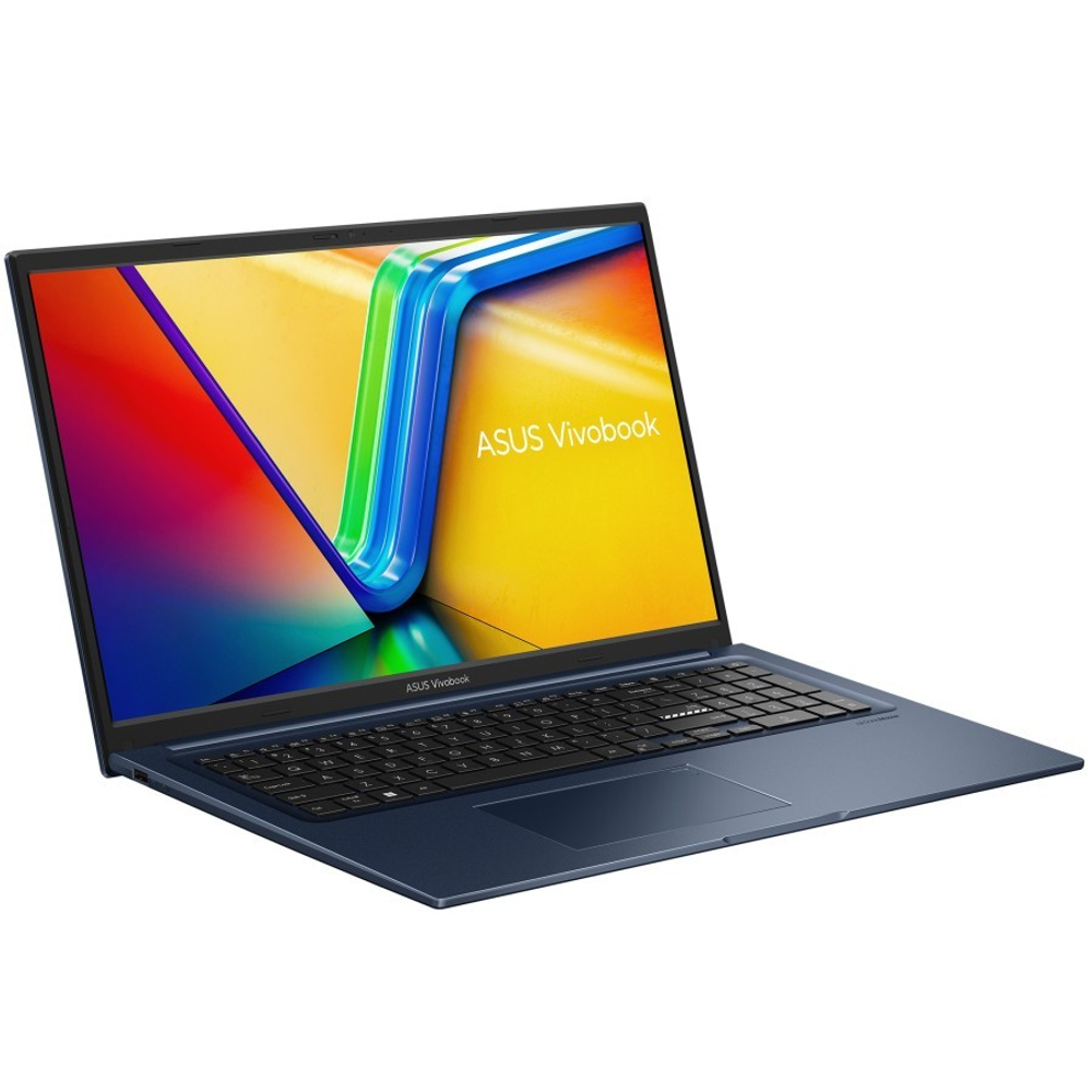Ноутбук ASUS VivoBook 17 X1704VA-AU1108 Intel Core i7 150U 1800MHz/17.3"/1920x1080/16GB/512GB SSD/Intel Graphics/Без ОС (90NB13X2-M00MU0)