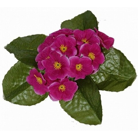 Цветок иск.Фиалка 15см мини в кашпо