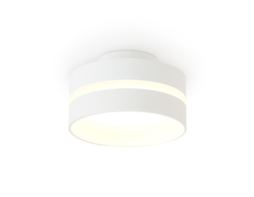 Светильник накладной SWH/FR белый песок/белый матовый GX53 IP20 D95*60