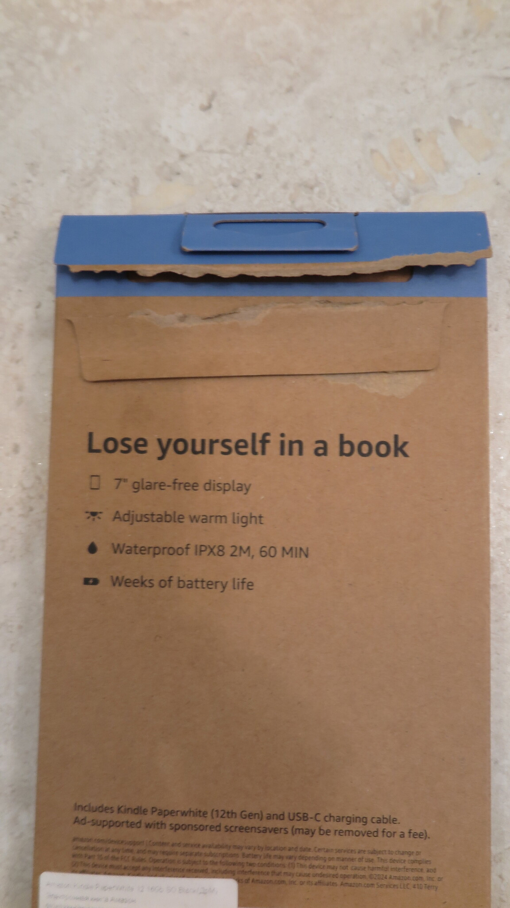 Amazon Kindle PaperWhite 12 2024 16Gb Black SO(С Рекламой)/УЦЕНКА +ОБЛОЖКА COSMOS