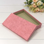 Коробка Ювелирная 24х12х4 см (Розовый)