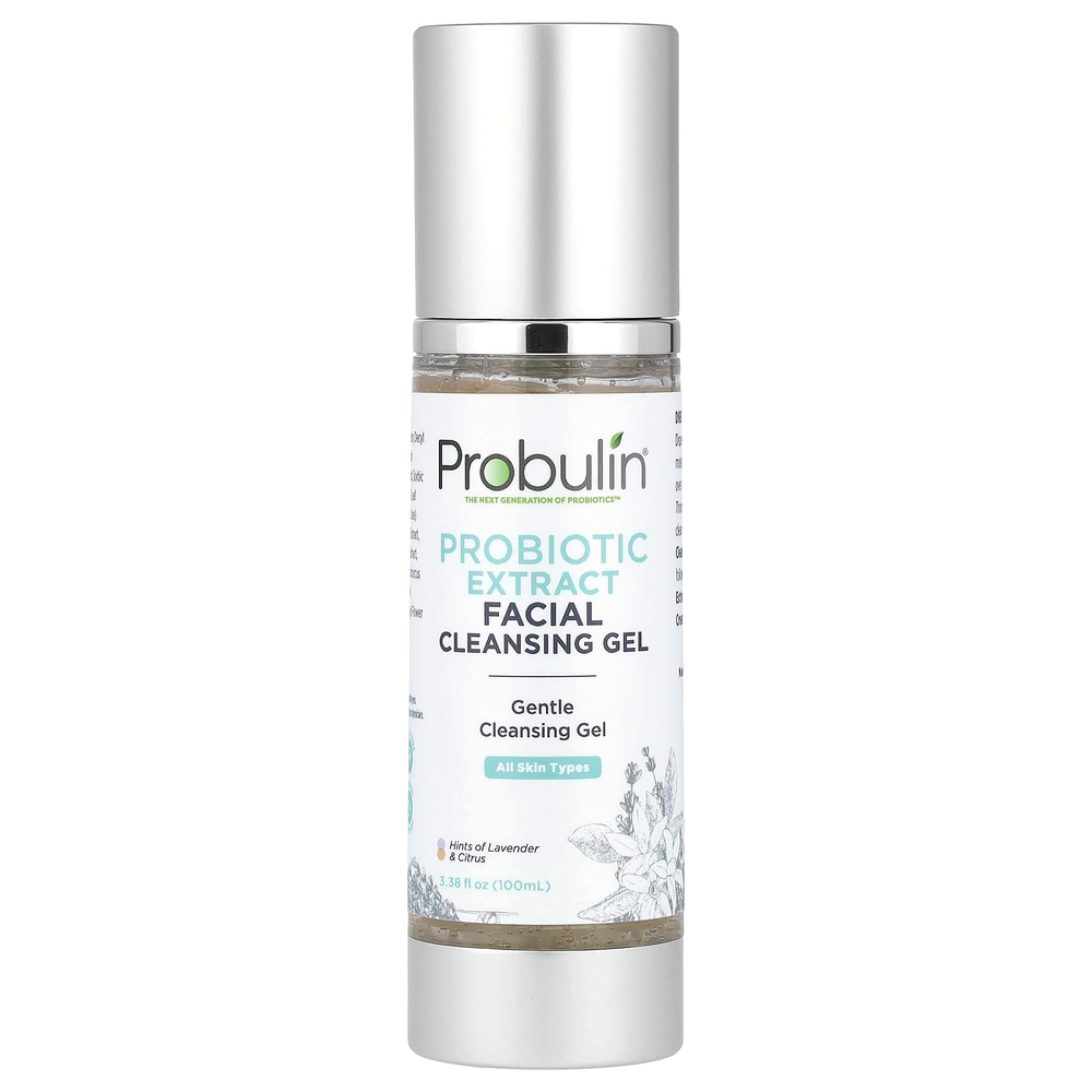 Probulin, Очищающий гель для лица с экстрактом пробиотика, лаванды и цитрусовых, 100 мл (3,38 жидк. унц.)