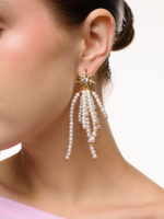 Серьги "Bunches" из жемчуга Gold