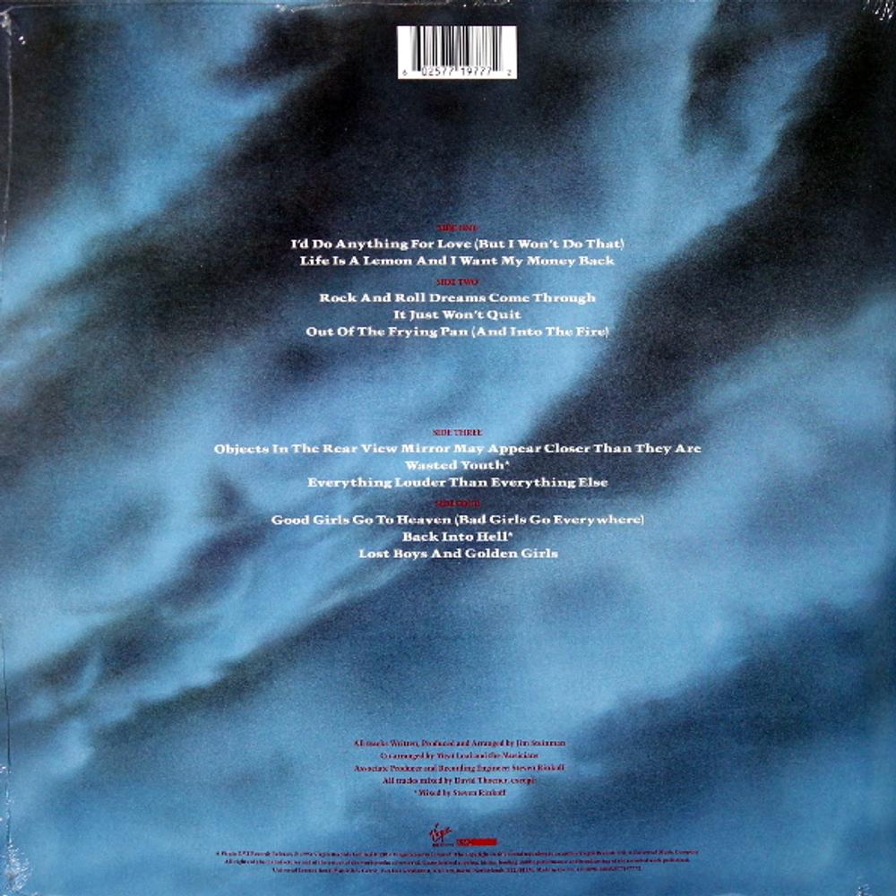 Meat Loaf / Bat Out Of Hell II: Back Into Hell (2LP)
