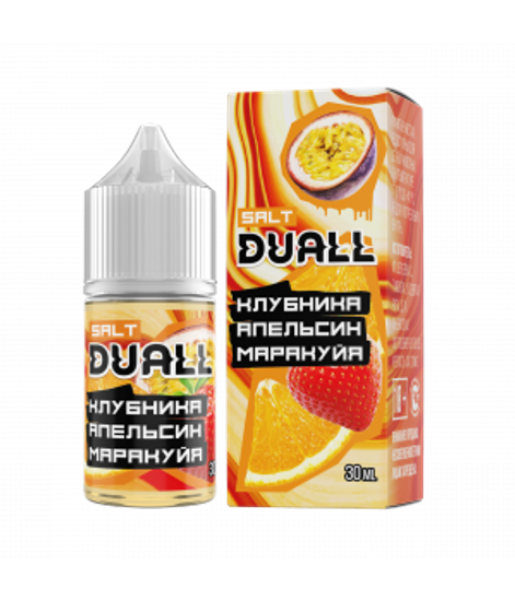 Жидкость Duall, 30 мл, Light Клубника, апельсин, маракуйя
