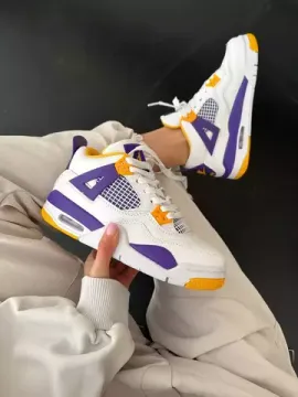 Кроссовки Nike Air Jordan 4 "Lakers"