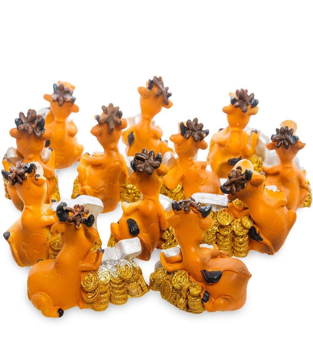 AF-1003 Набор фигурок «Бык» 5 см (в асс. 12шт)