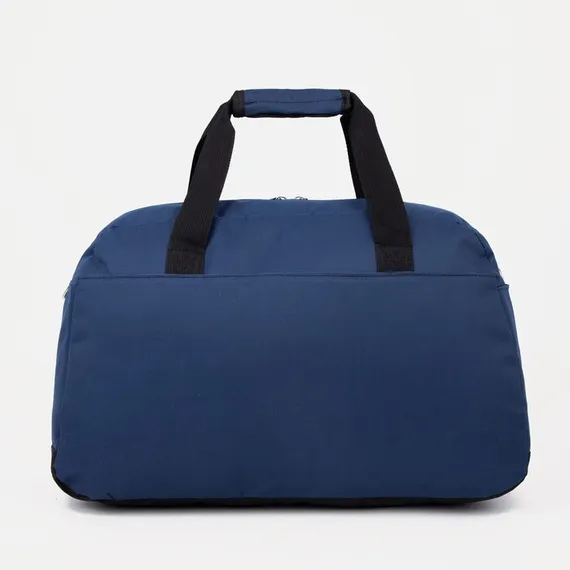 Сумка спортивная на молнии, 2 наружных кармана, цвет синий