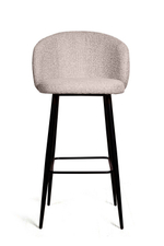 Стул полубарный Vito, букле бежевый / опора конус