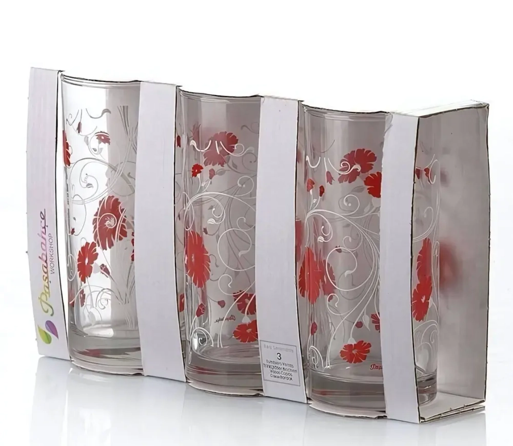 Набор стаканов 3шт 290мл «Ред серенейд»