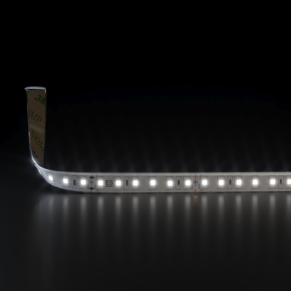 Светодиодная лента 24 В 9,6 Вт/м 120 Led/м 2835 IP65, дневной белый 4200K, 5 м Лента светодиодная 24V 9,6W 120Led 2835 IP65 дневной белый, 5м