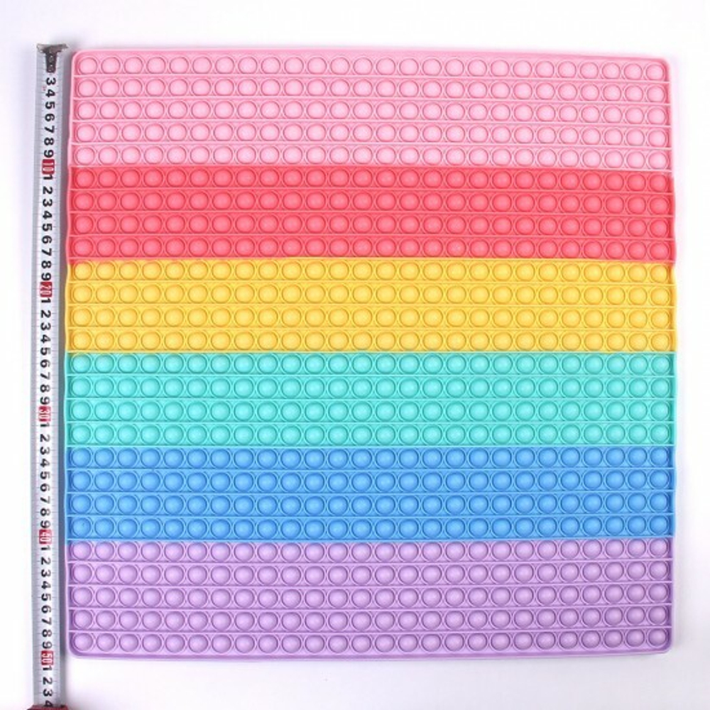 Игрушка антистресс Pop it Квадрат 50x50, силикон, 012873