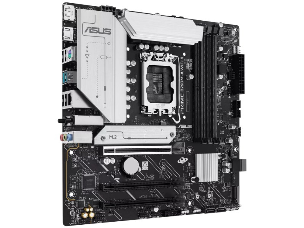 Материнская плата Asus Prime B760m-a Wifi Ii, Socket LGA 1700, Intel B760, mATX, RTL [90MB1NF0-M0EAY0]