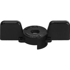 Ручка для шарового крана STOUT 1"-1"1/4 бабочка чёрная 32860