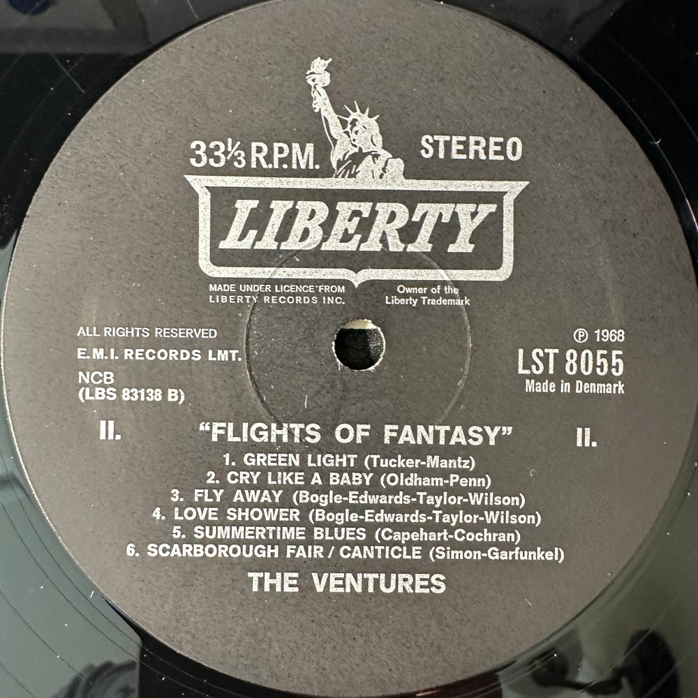 The Ventures ‎– Flights Of Fantasy (Дания 1968г.)