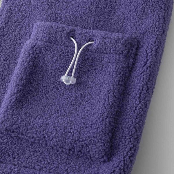 Куртка Furry Big Logo HTF белая/фиолетовая - фото 8