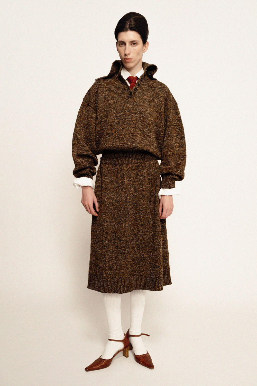 Джемпер из Шерсти 25.NP.3.CLO.04.40, коричневый