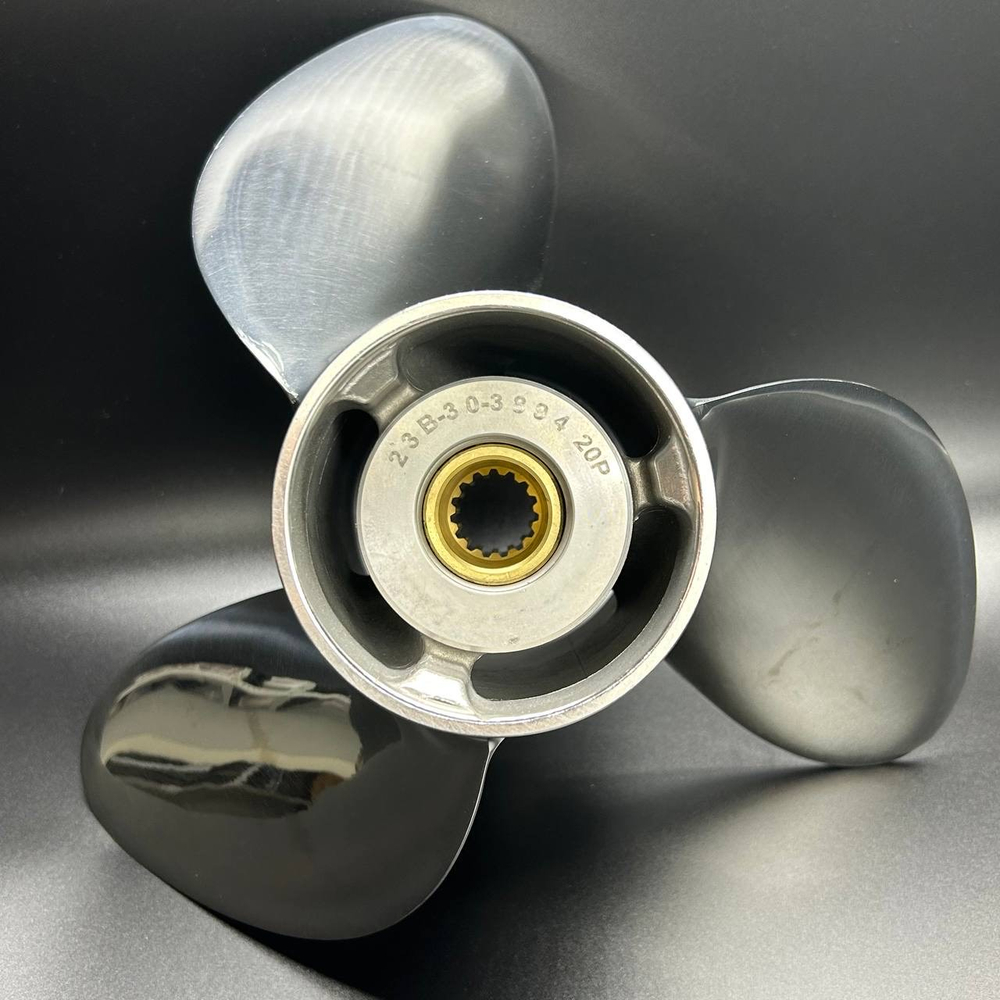 Гребной винт Yamaha 60-140, F70-F130  Stella Plus (3x13 1/2x20) (Сталь) (Polastorm)