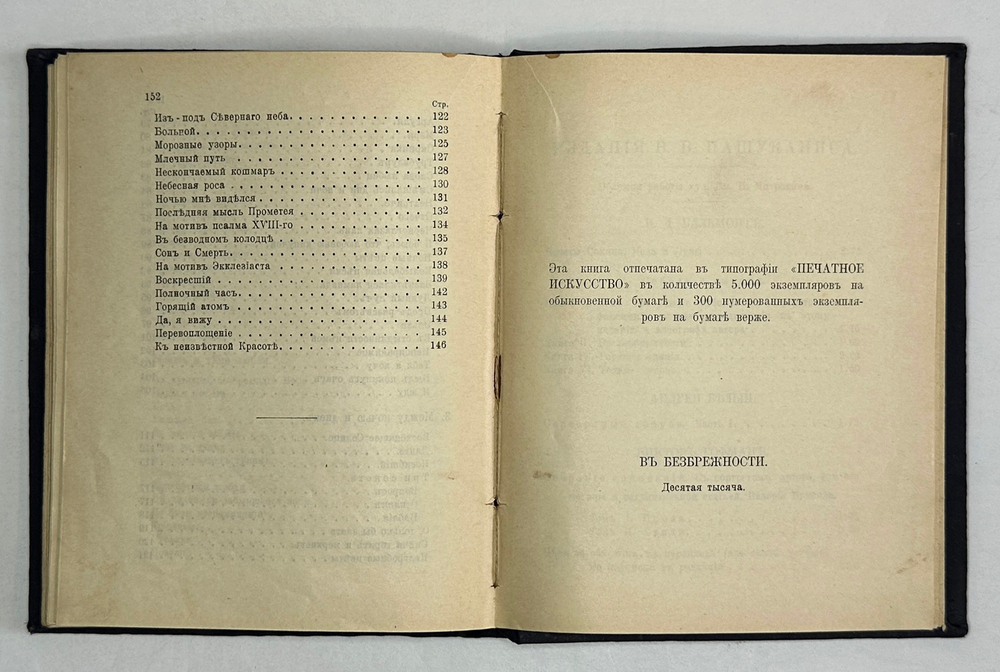 Бальмонт Константин. Собрание лирики. Книга первая и книга вторая. М., изд. Пашуканиса, 1917 г.