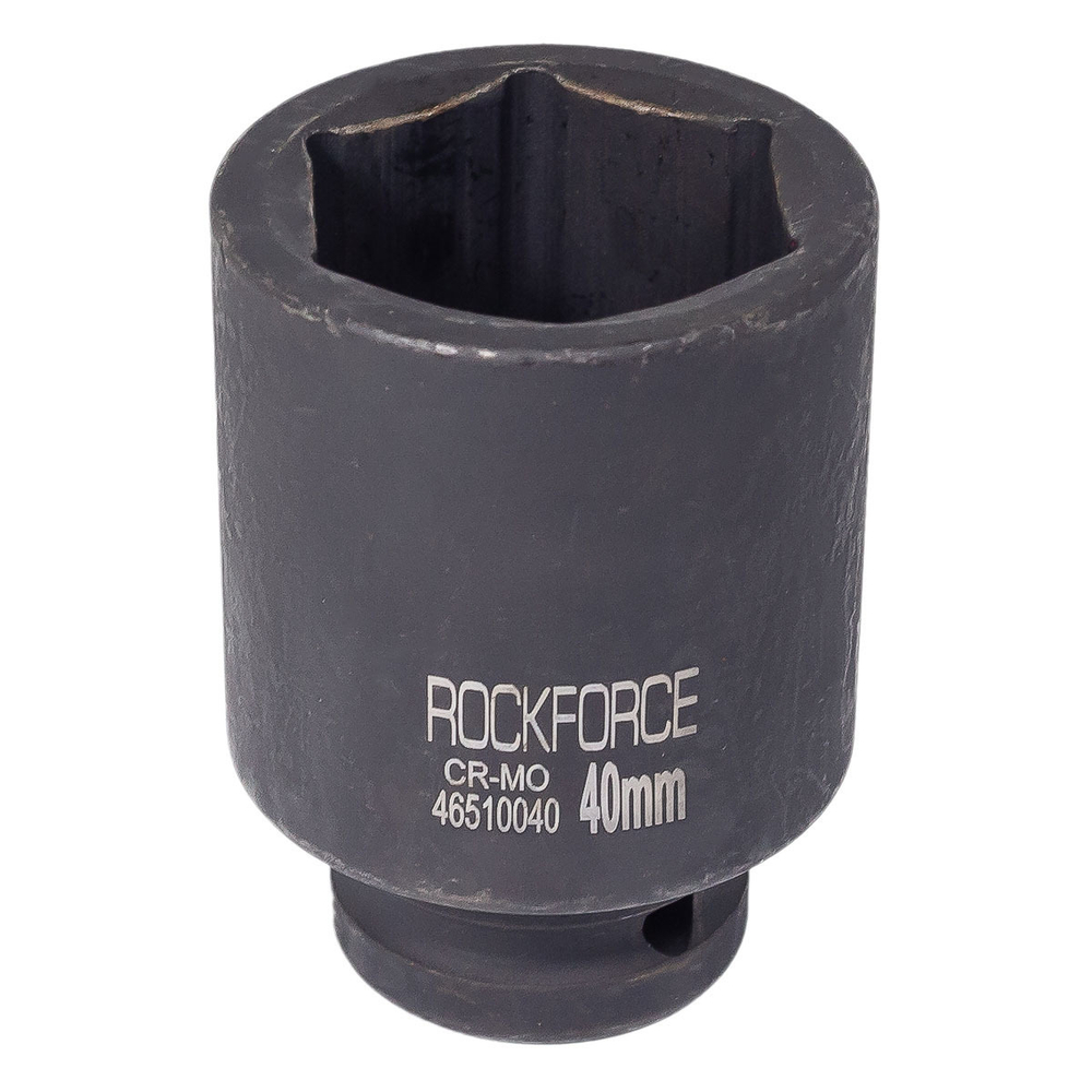 Головка ударная глубокая 40мм 6гр. 1'' RockForce##Rock FORCE RF-48510040