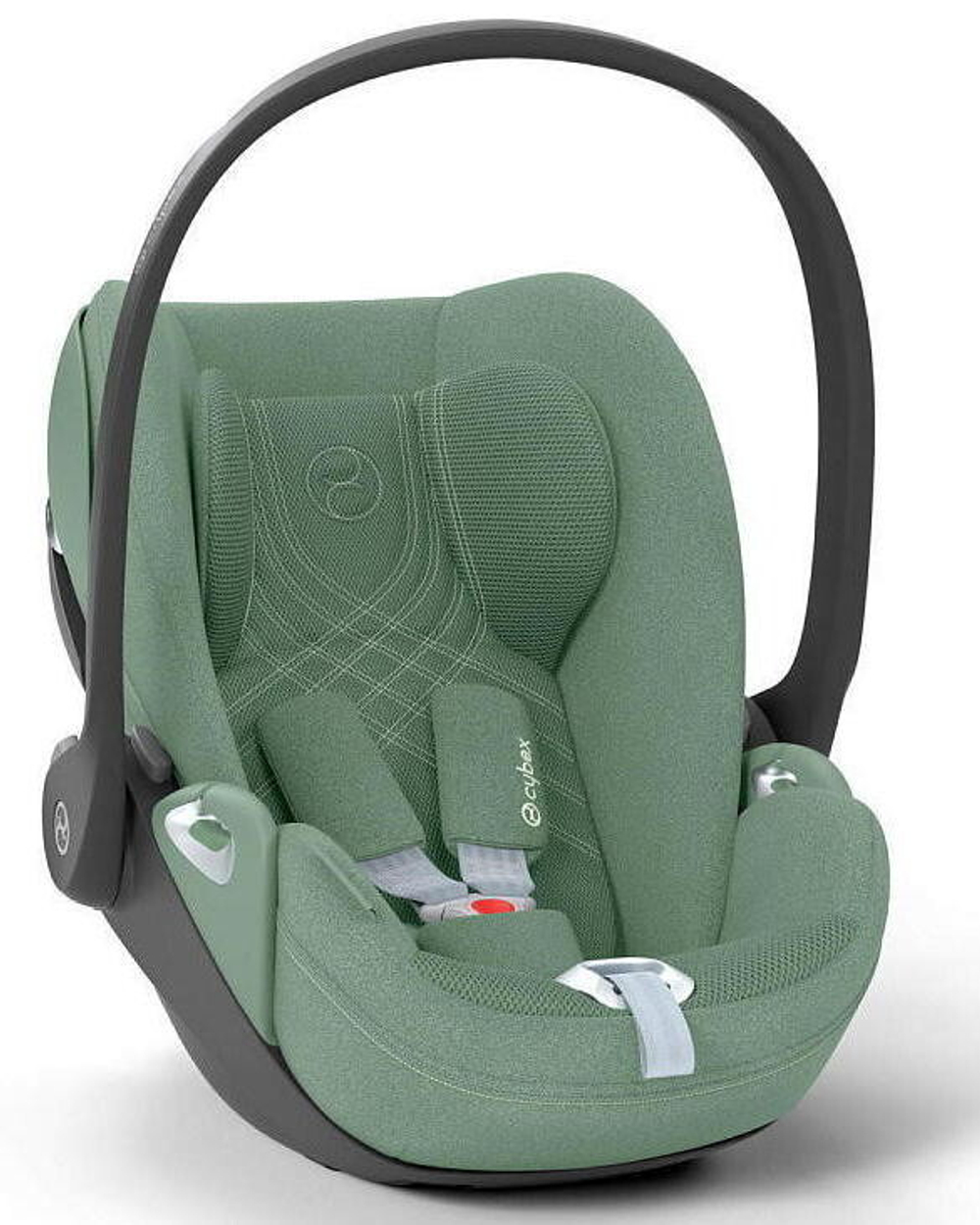 Коляска Cybex Coya Matt Black Frame Cloud T i-Size Leaf Green Plus 2 в 1 Leaf Green с дождевиком и бампером