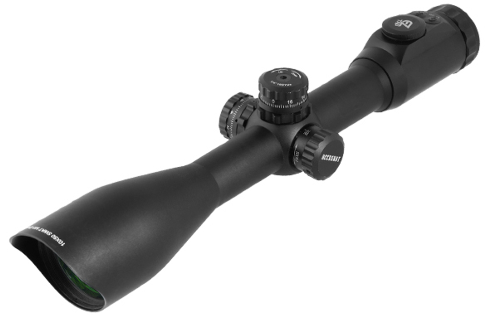 Оптический прицел Leapers UTG 10X50 Compact IE, SWAT AO, EZ-TAP ( Сетка Mil-Dot / с подсветкой )
