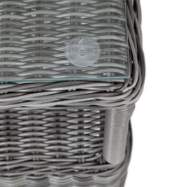 "Форио" столик кофейный из искусственного ротанга, цвет графит