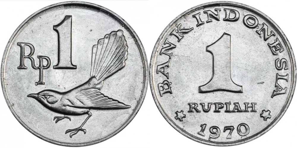 Индонезия 1 рупия, 1970 UNC