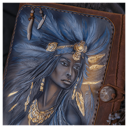 Кожаный ежедневник «Шаманка»