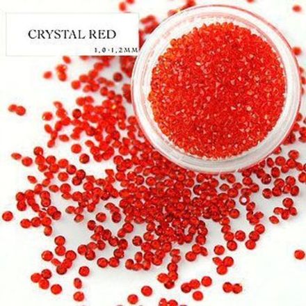 Хрустальная крошка красная ZOO Nail №1022, 1000 шт