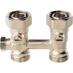 Узел нижнего подключения радиатора Stout SVH 0001 000020 3/4 дюйма для однотрубной системы прямой