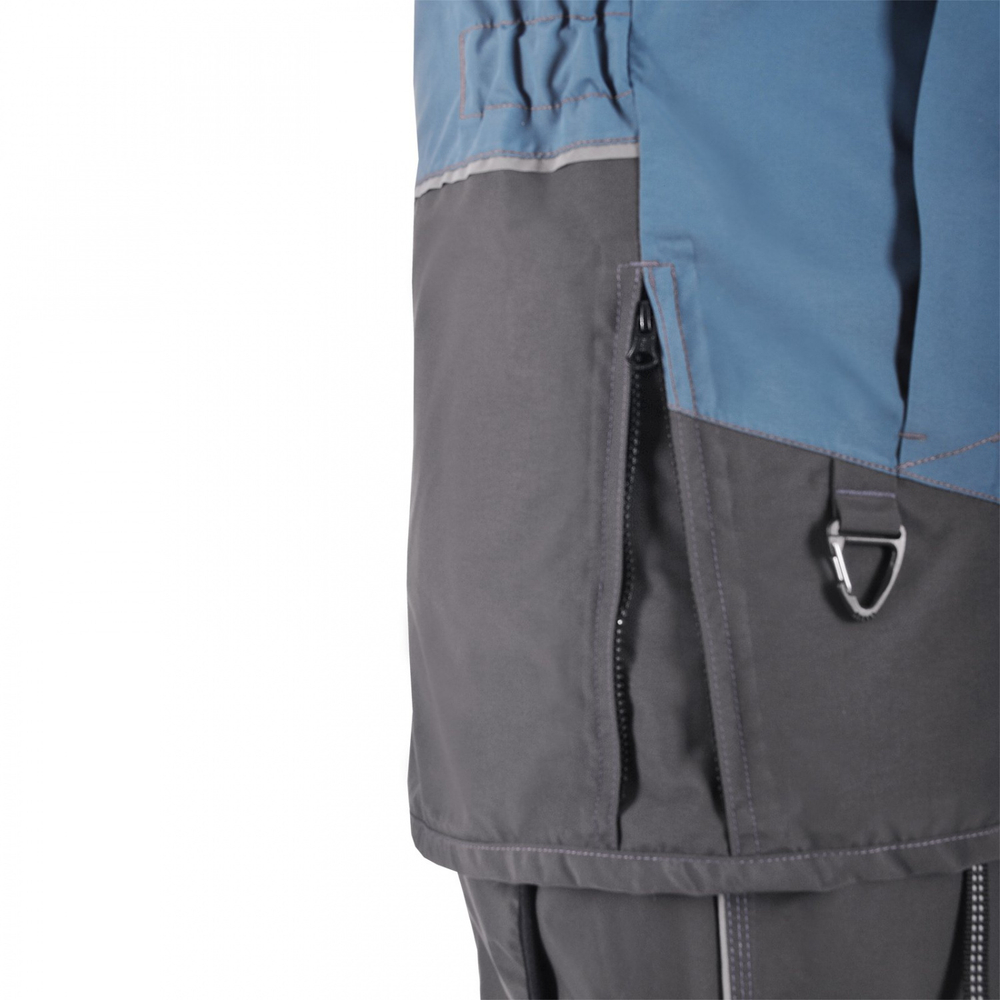 Зимний мужской костюм-поплавок ХСН Rescuer V NEW -45 (Hardguard) Бирюза (Зеленые молнии)