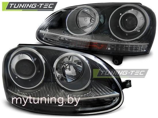 Передние фары VW Golf 5 GTI black