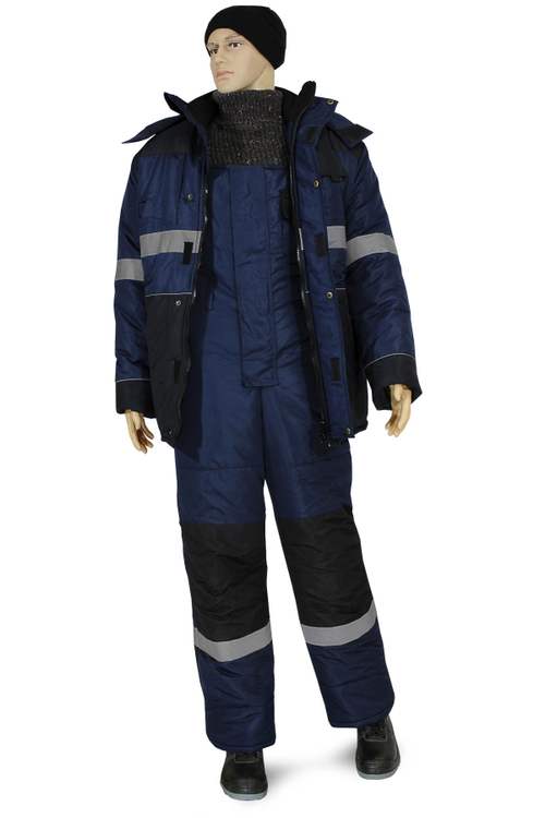 Костюм "НордМен" синий/черный (р. 56-58)