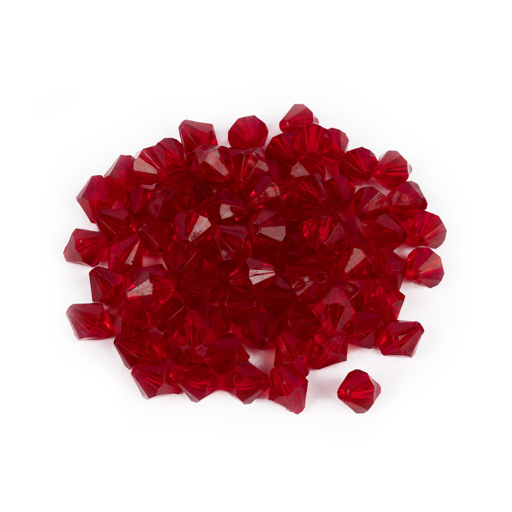 Бусина "Zlatka" акрил ABR 25 г 132 красный