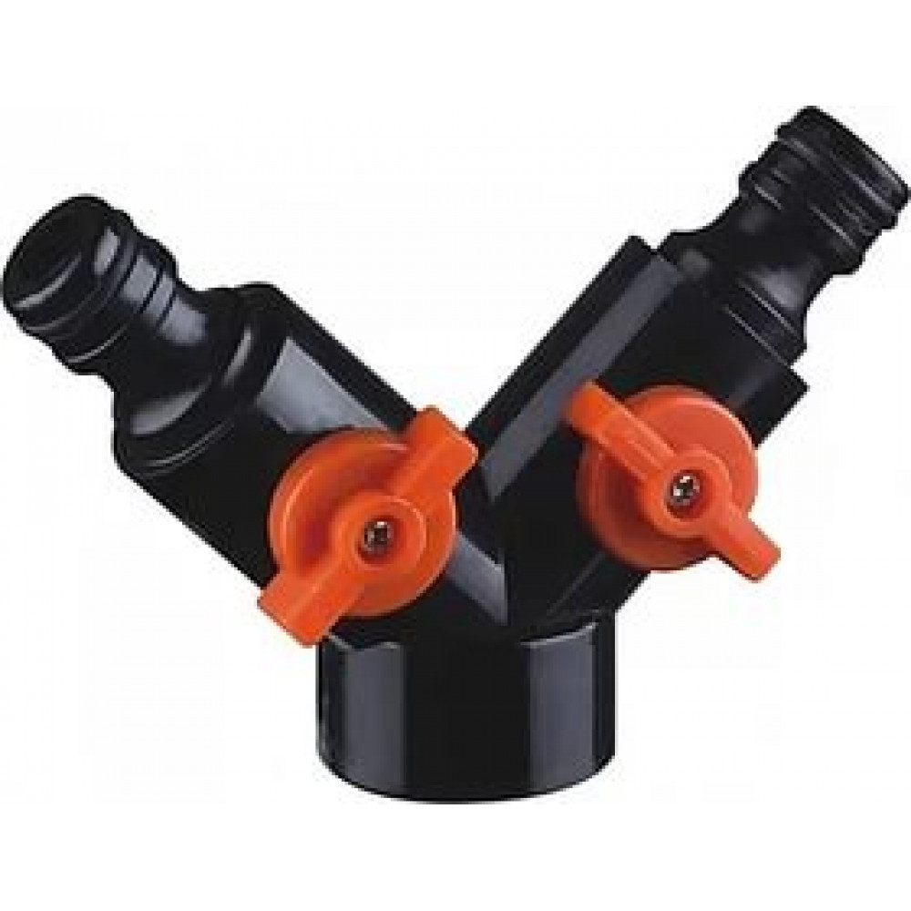Двухканальный распределитель с автостопом 1/2"-3/4" MD 314