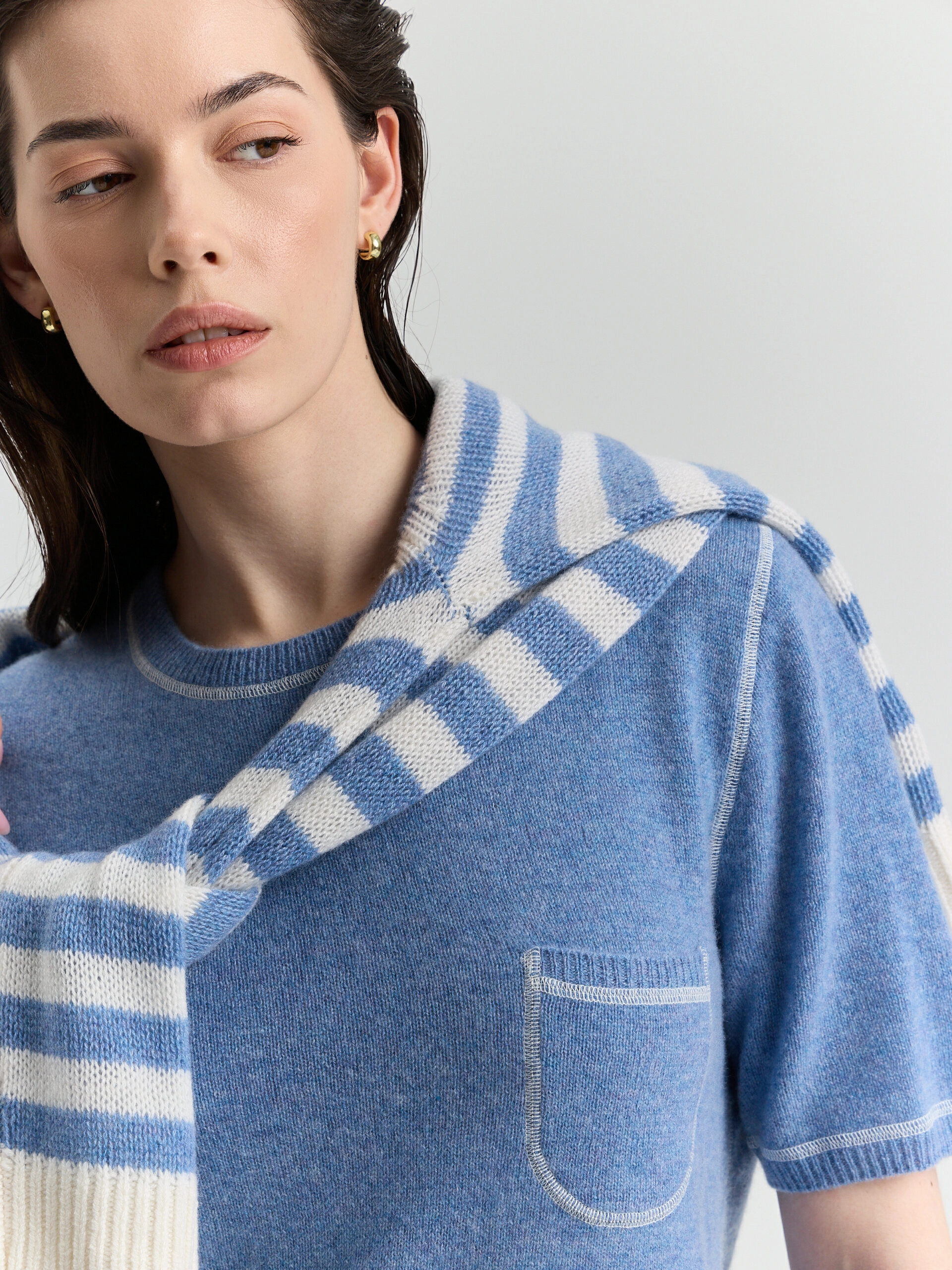 Кашемировая футболка