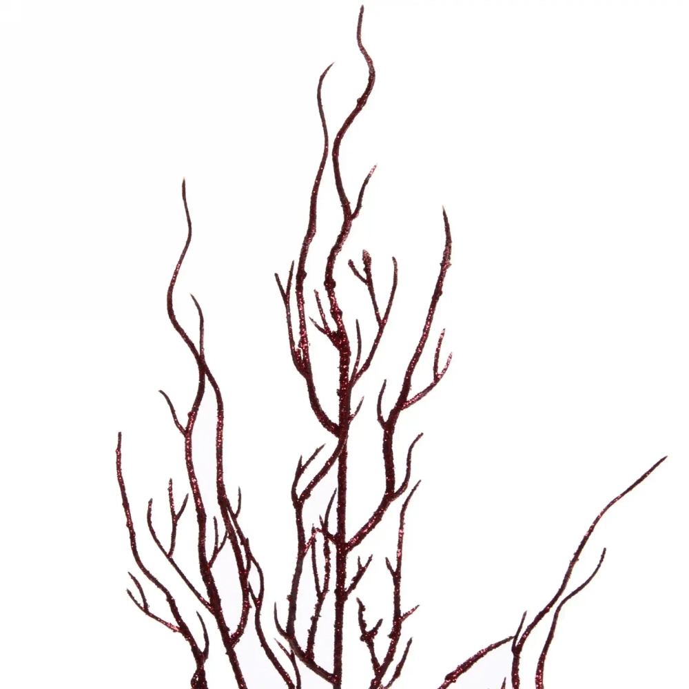 Ветка декоративная «Лесное сияние» 80 см, Рубин