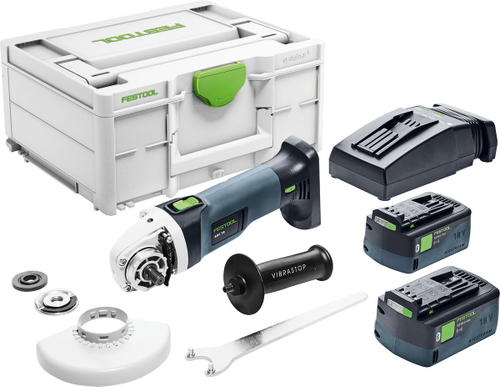 Аккумуляторная угловая шлифовальная машина AGC 18-125 5,0 EBI-Plus Festool 577700