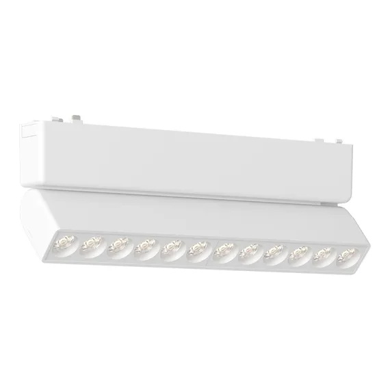 ST675.546.12 Магнитный трековый светильник Белый LED 1*12W 4000K 710Lm Ra>90 IP20 L230xW26xH80 48V СКАЙФЛЕТ