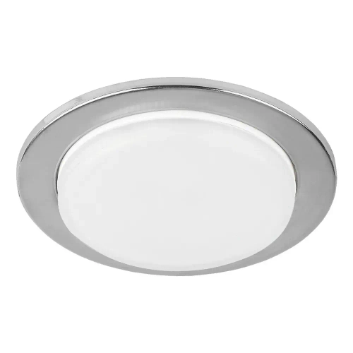 Встраиваемый потолочный светильник под лампу GX53, хром, без лампы